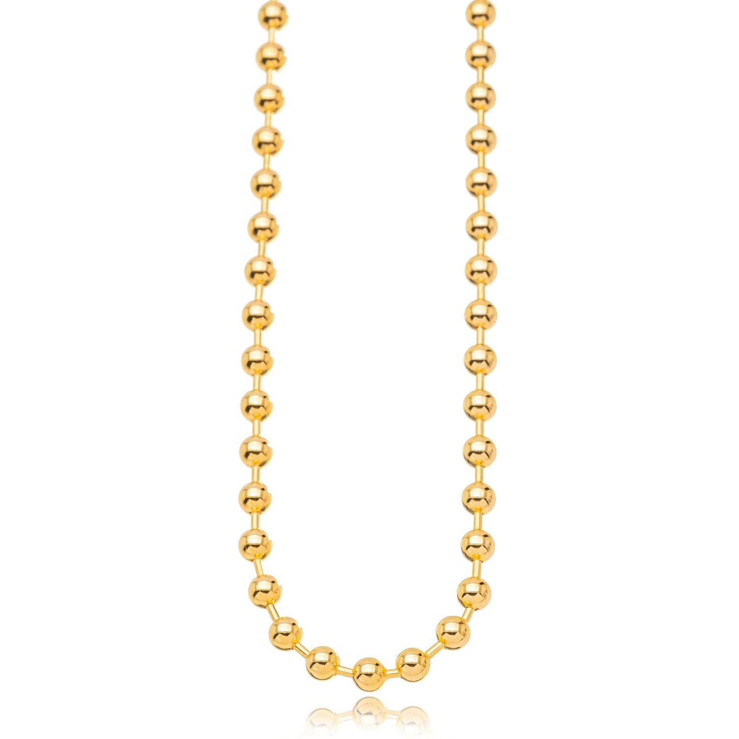 Choker Bolas Dourado