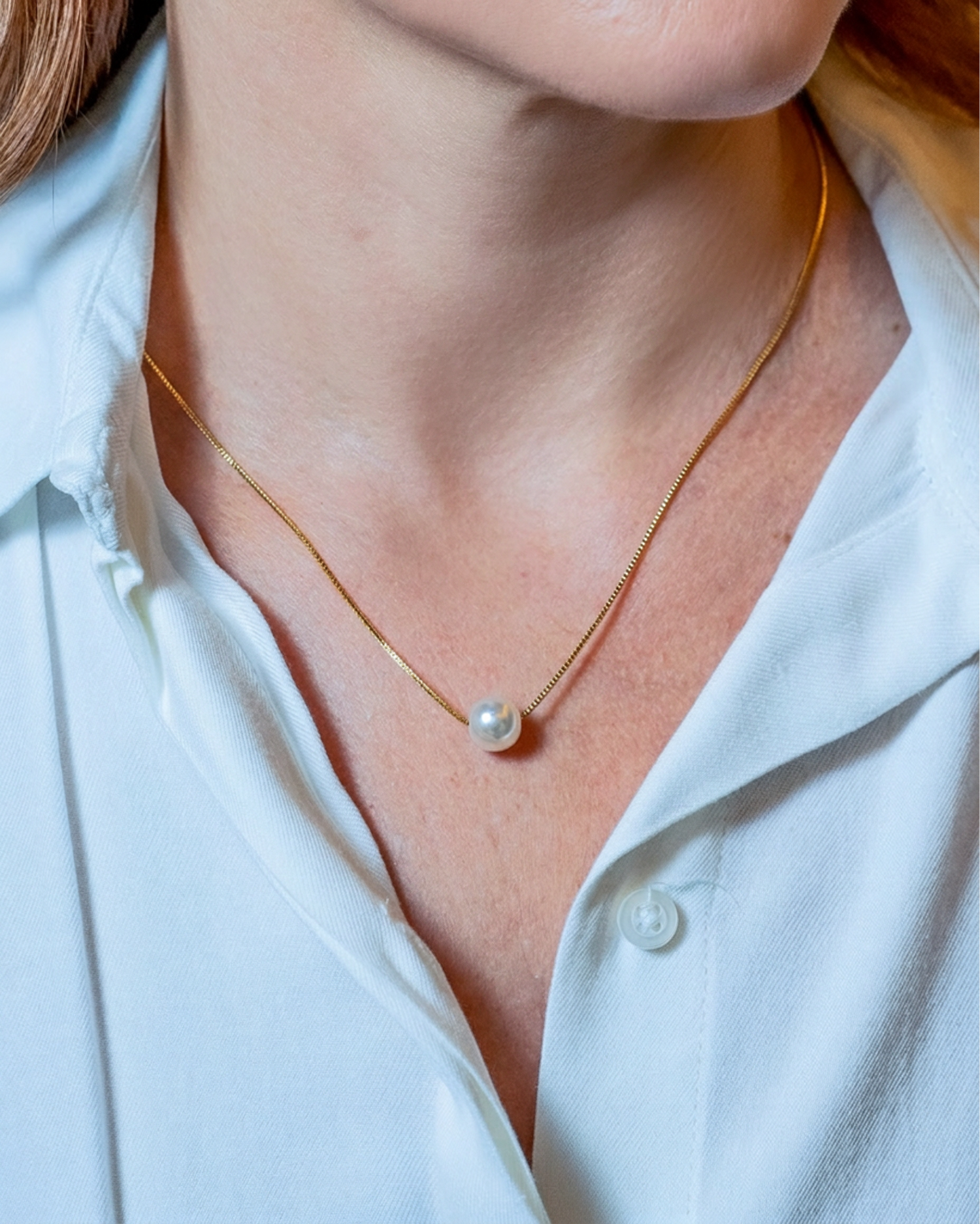 Conjunto Pérolas Dourado