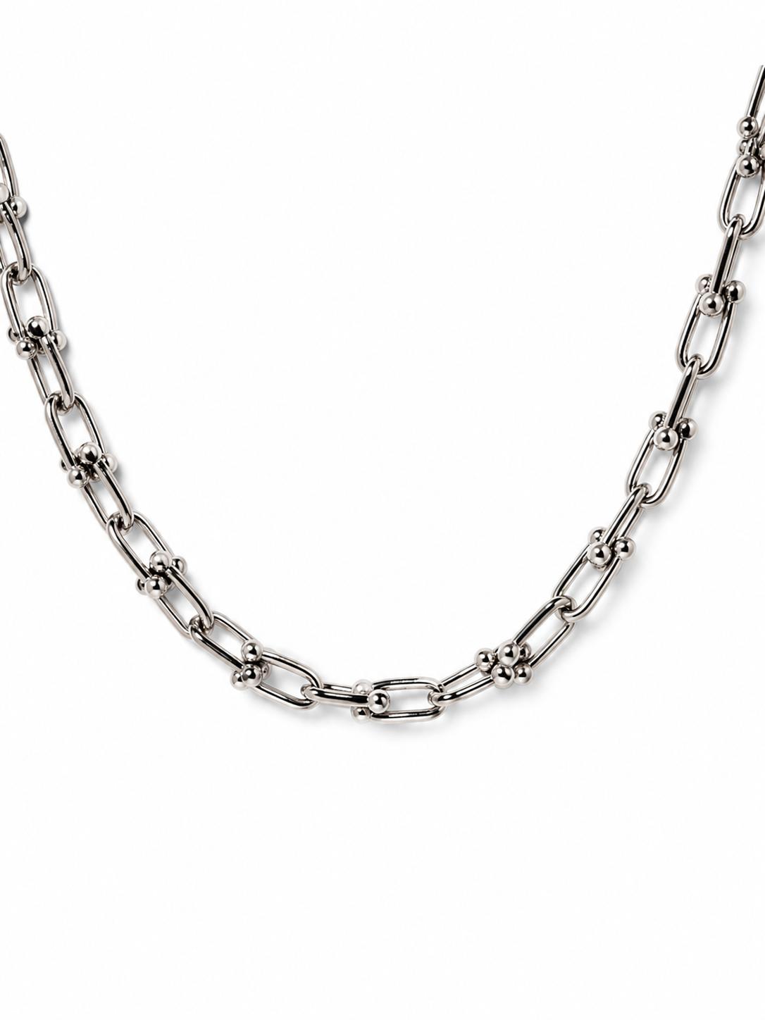 Choker Pequenos Elos Ródio