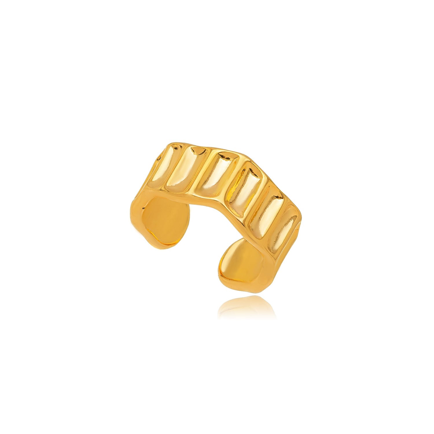 ANEL ORGANIC FAIXA OURO AJUSTÁVEL