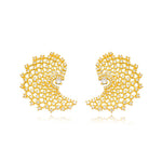 BRINCO MAXI QUEEN MICRO ZIRCÔNIA OURO