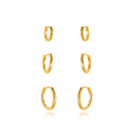 BRINCO DESPERTAR TRIO ARGOLA OURO