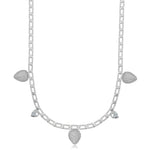 CHOKER ELOS GOTAS CRAVEJADO RÓDIO