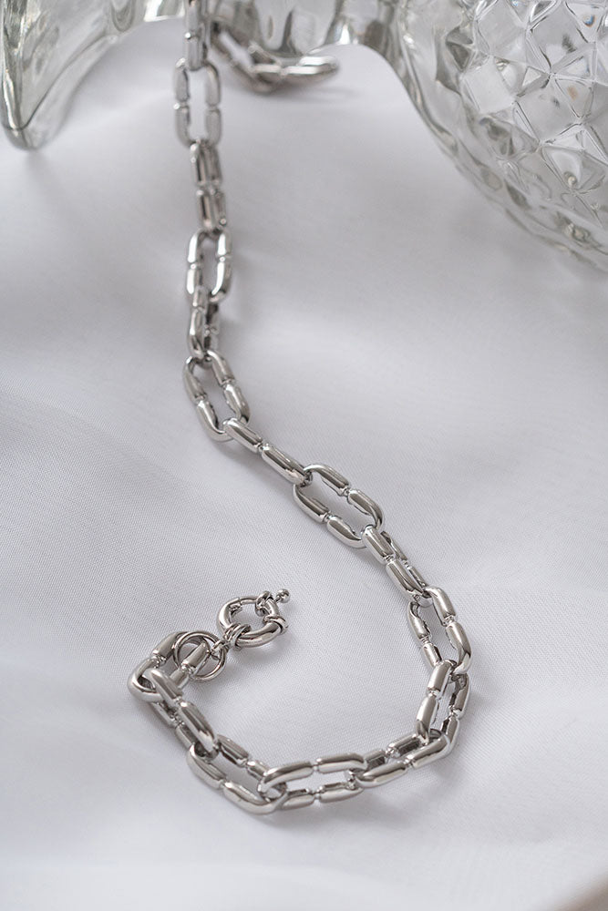 CHOKER ELOS LISOS BRANCO