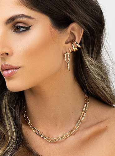 CHOKER ELOS OURO