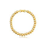 PULSEIRA CORAÇÃO MICRO ZIRCÔNIA OURO
